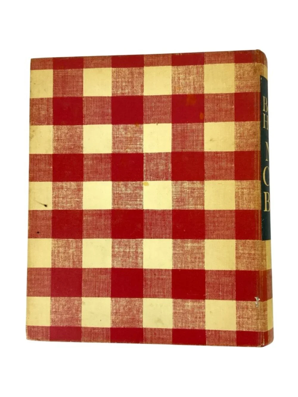 Vintage Better Homes & Gardens New Cook Book Red Plaid Hardcover Binder 1962